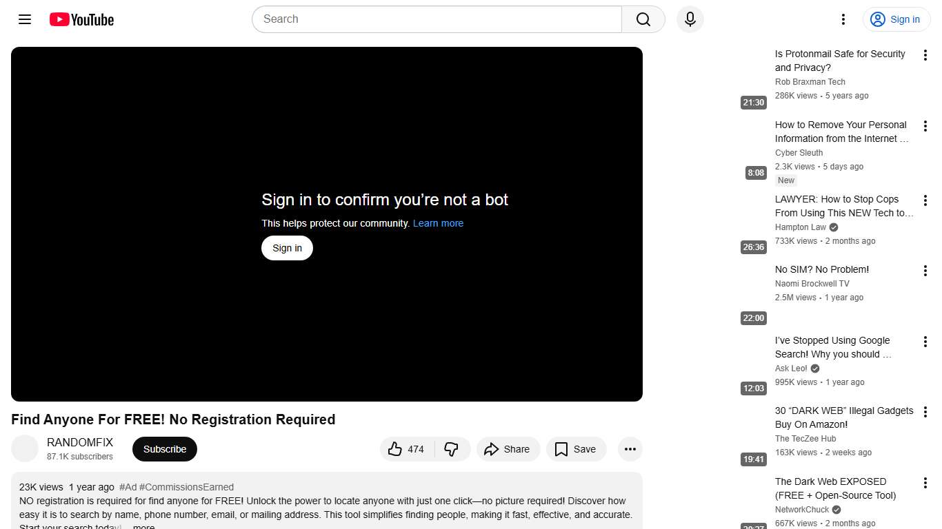 Find Anyone For FREE! No Registration Required - YouTube